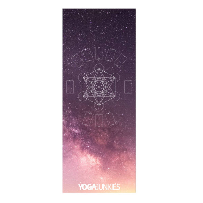 Travel Yoga Mat - Tarot, Tarot Card Print Yoga Mat for Divinely Guided Sessions