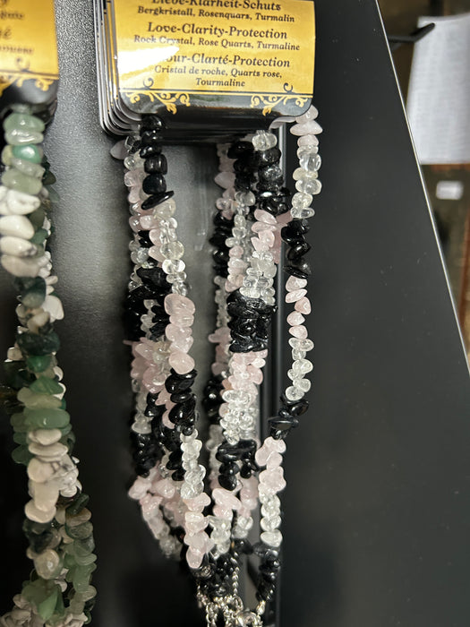 Baroque Rocks kristallikaulakorut (erilaisia)