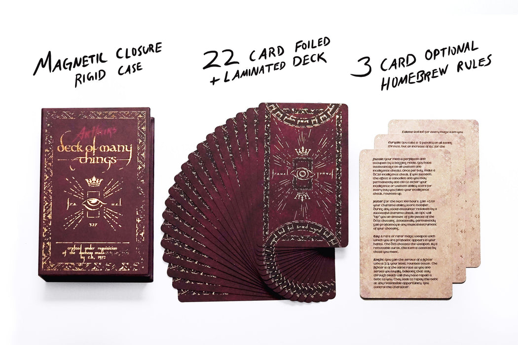 Arthur's Deck of Many Things (gold) - Arthur Wang (Indie, Import)