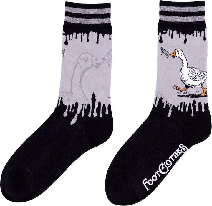 Not-So-Silly Goose Crew Socks - sukat - FootClothes