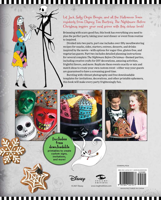 The Nightmare Before Christmas: The Official Cookbook & Entertaining Guide - Keittokirja