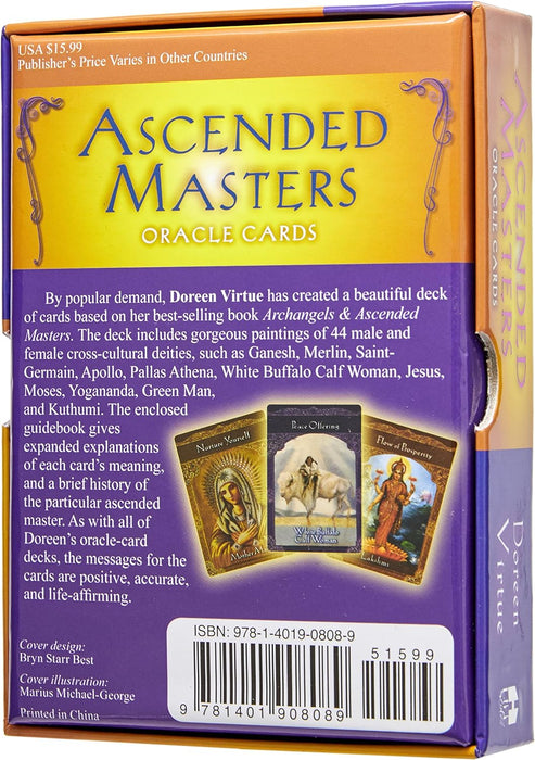 Ascended Masters Oracle Cards - Doreen Virtue (Preloved/käytetty)