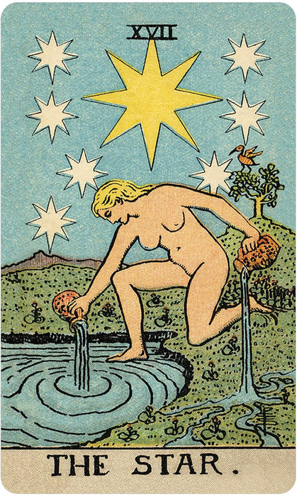 Smith-Waite Tarot Deck (Borderless Miniature) - Pamela Colman Smith