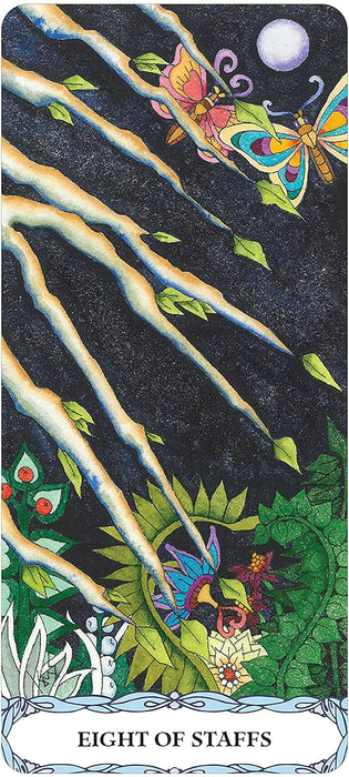 Tarot Of A Moon Garden Borderless Deck & Book Set - Karen Marie Sweikhardt