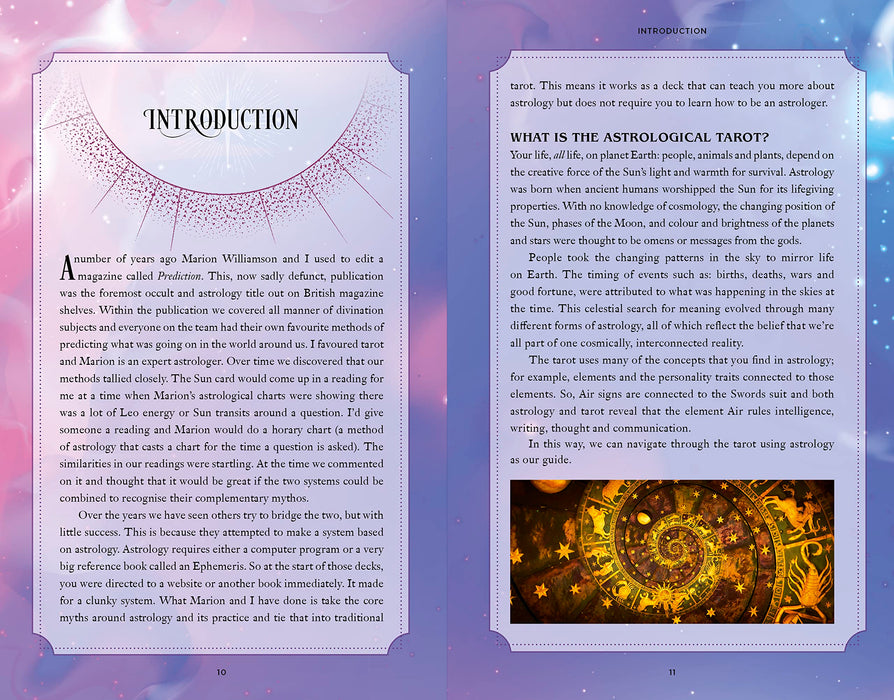 The Astrological Tarot Book & Card Deck -  Tania Ahsan