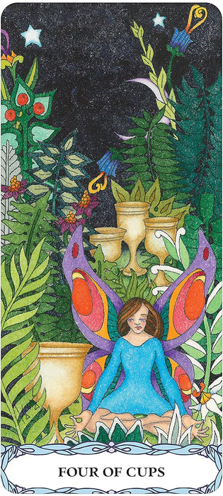 Tarot Of A Moon Garden Borderless Deck & Book Set - Karen Marie Sweikhardt