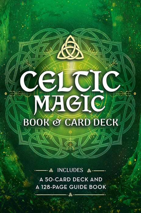 Celtic Magic Book & Card Deck : Includes a 50-Card Deck and a 128-Page Guide Book - Marie Bruce