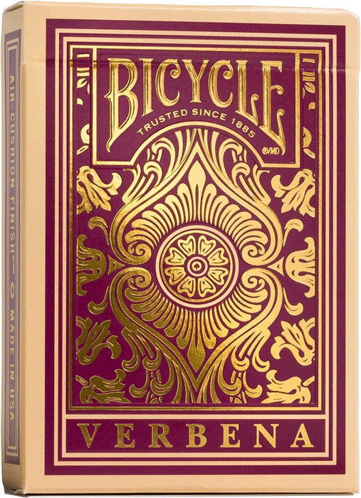 Bicycle Verbena Floral Premium Playing Cards, Gold Foil