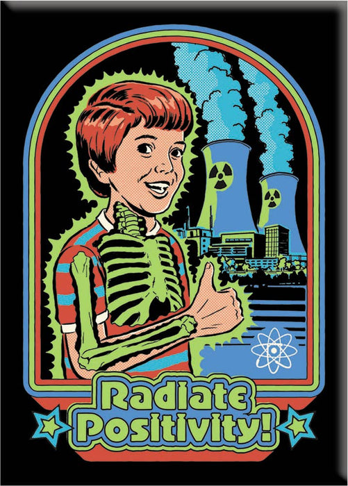Jääkaappimagneetti – Steven Rhodes: Radiate Positivity
