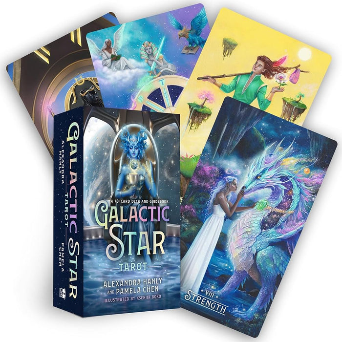 Galactic Star Tarot: A 78-Card Deck and Guidebook cover image