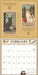 Cats Rule the Earth Tarot 2027 seinäkalenteri, sisäsivu