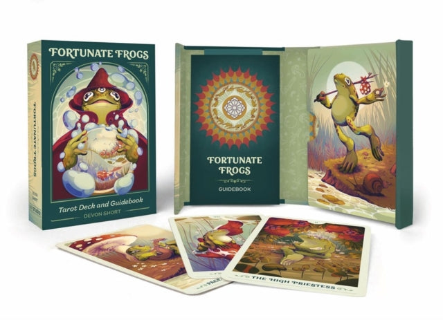 Fortunate Frogs: Tarot Deck and Guidebook - Devon Short