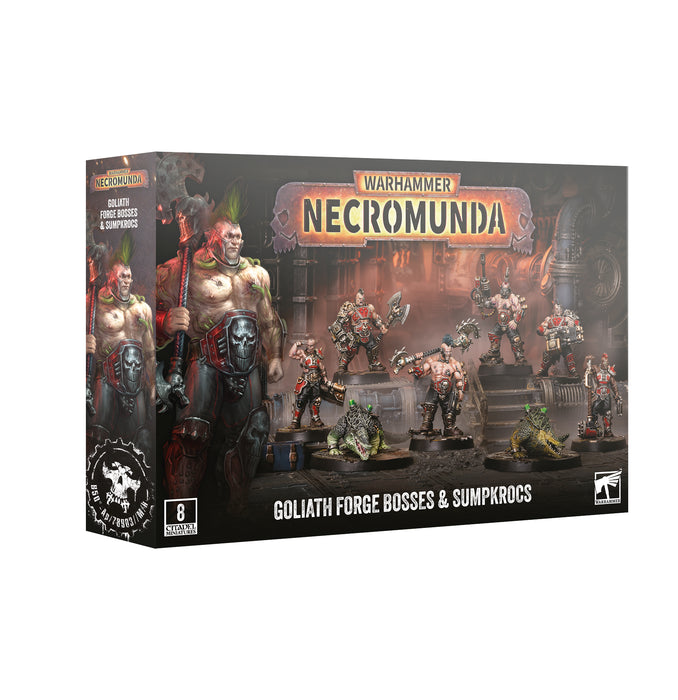 Necromunda Goliath Forge Bosses and Sumpkrocs - Warhammer