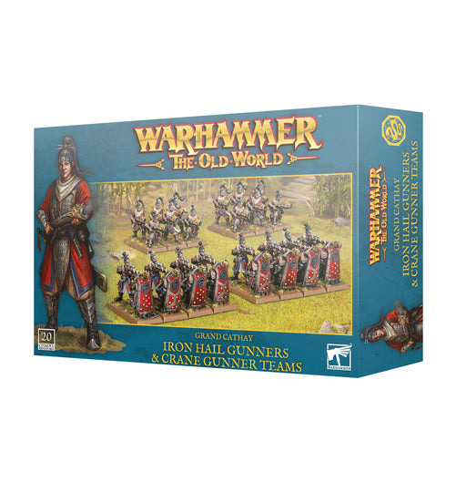 Warhammer the Old World Grand Cathay Iron Hail Gunners and Crane Gunner Teams