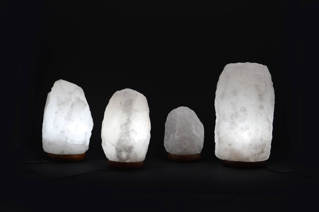 Himalajan suolalamppu, paino noin 1,5–3 kg (valkoinen)