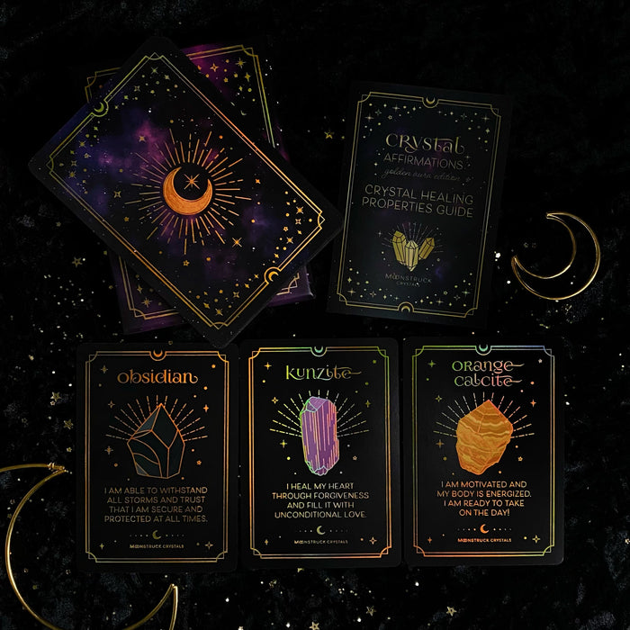 Gold Crystal Affirmations© Golden Aura Edition Card Deck - Kara Pavlik (Indie / import)