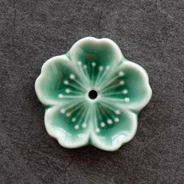 Gohobi Ceramic Flower -käsintehty suitsuketeline