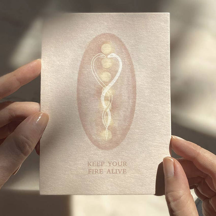 KEEP YOUR FIRE ALIVE - Postikokortti