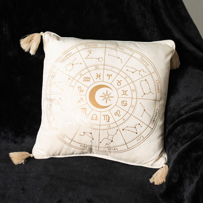 Astrology square pillow 35x35cm