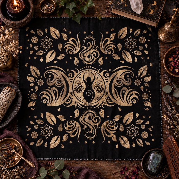 Alttarivaate Moon Goddess Triple Moon 60x60cm