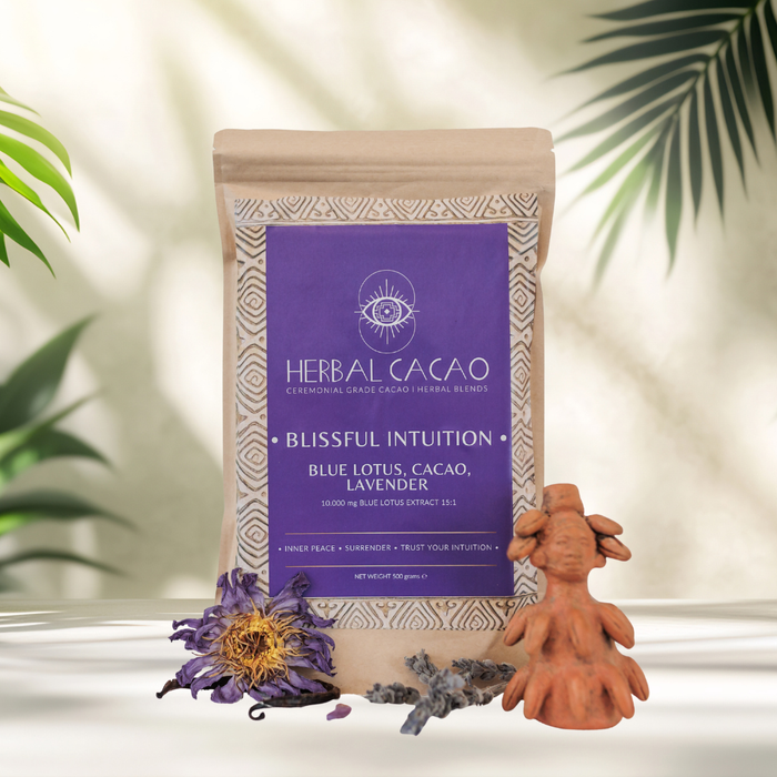 Limited Edition "Blissful Intuition" - Ceremonial Cacao 100g - Herbal Cacao