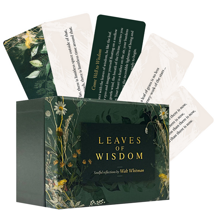 Leaves of Wisdom cards - Walt Whitman