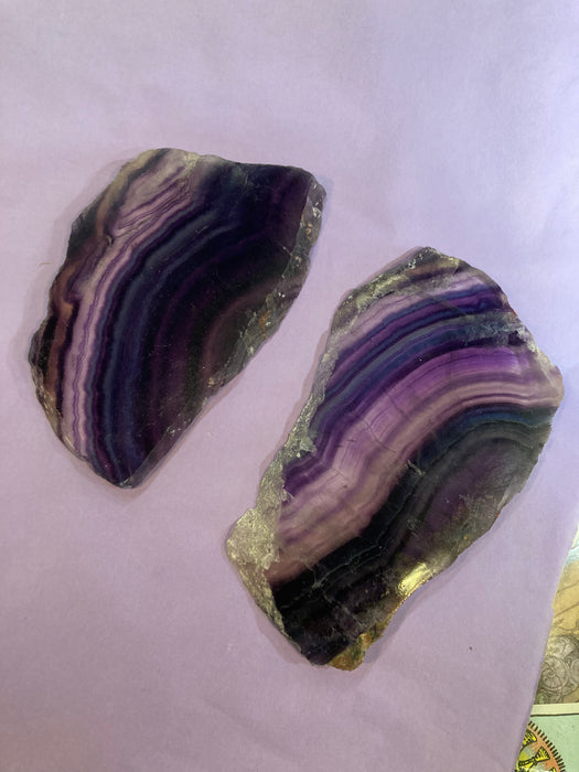 Sateenkaari Fluoriitti levy n. 9x14cm