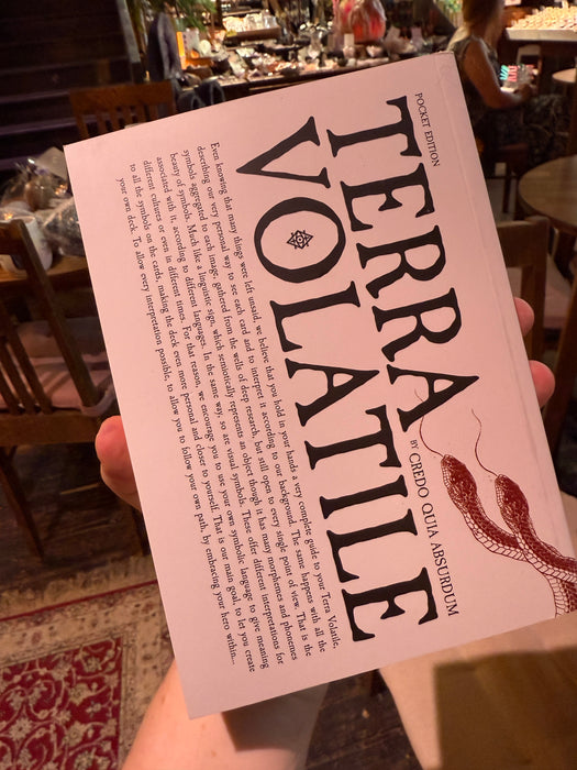 Terra Volatile Book (Pocket edition) - Credo quia Absurdum (indie, import)