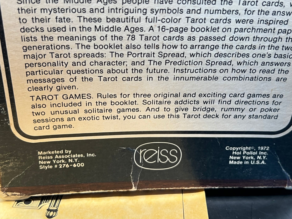 Hoi Polloi - The Tarot 1972 first edition (OOP)(RARITIES)(Preloved/käytetty)