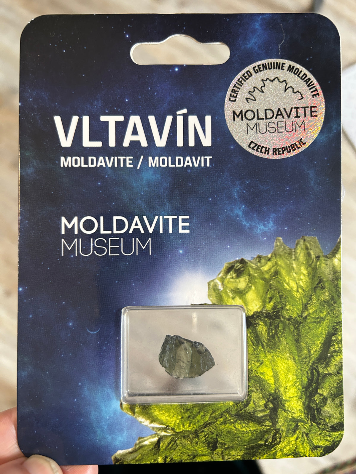 5g Genuine Moldavite outlets from Czech Republic