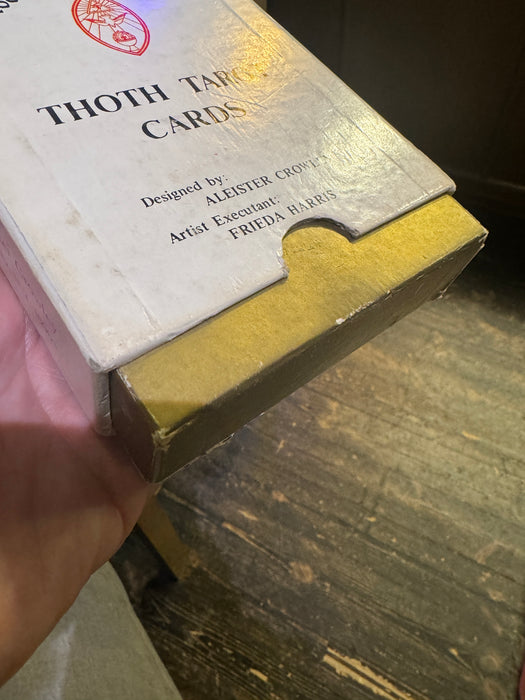 Thoth Tarot O.T.O White box B 1969 Weiser US edition (OOP RARE)(preloved käytetty)