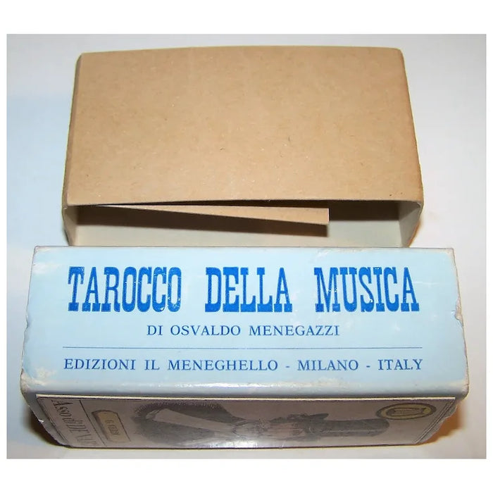 Il Meneghello „Tarocco della Musica“ Tarotkarten, Osvaldo Menegazzi Designs, Ltd. Ed. (209/500), ca. 1981 – Il Meneghello Edizione (geliebt – gebraucht)