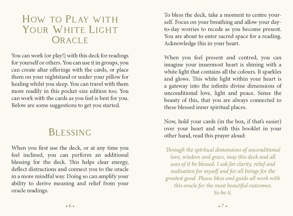 White Light Oracle - Luminosity Pocket Edition - Alana Fairchild