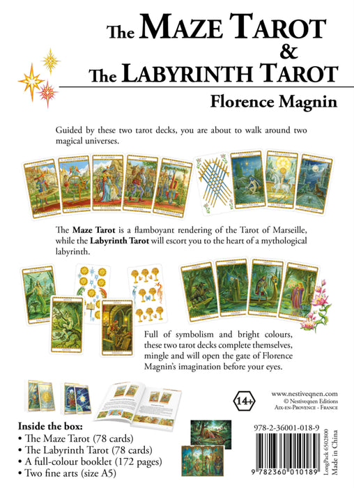 The Maze Tarot & The Labyrinth Tarot - Florence Magnin UUTUUS 2023