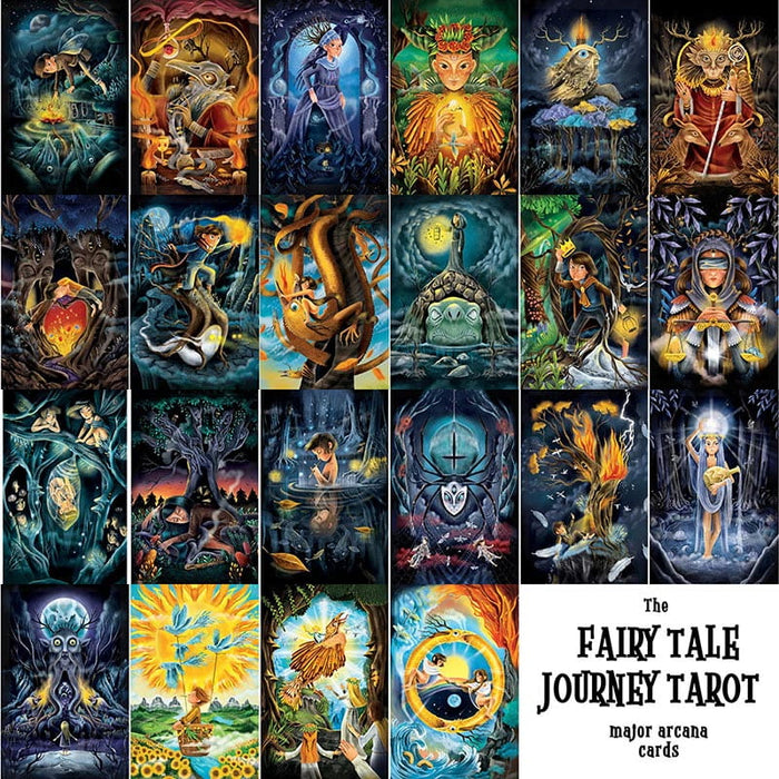 Fairy Tale Journey Tarot - Size 12cm, Black edges