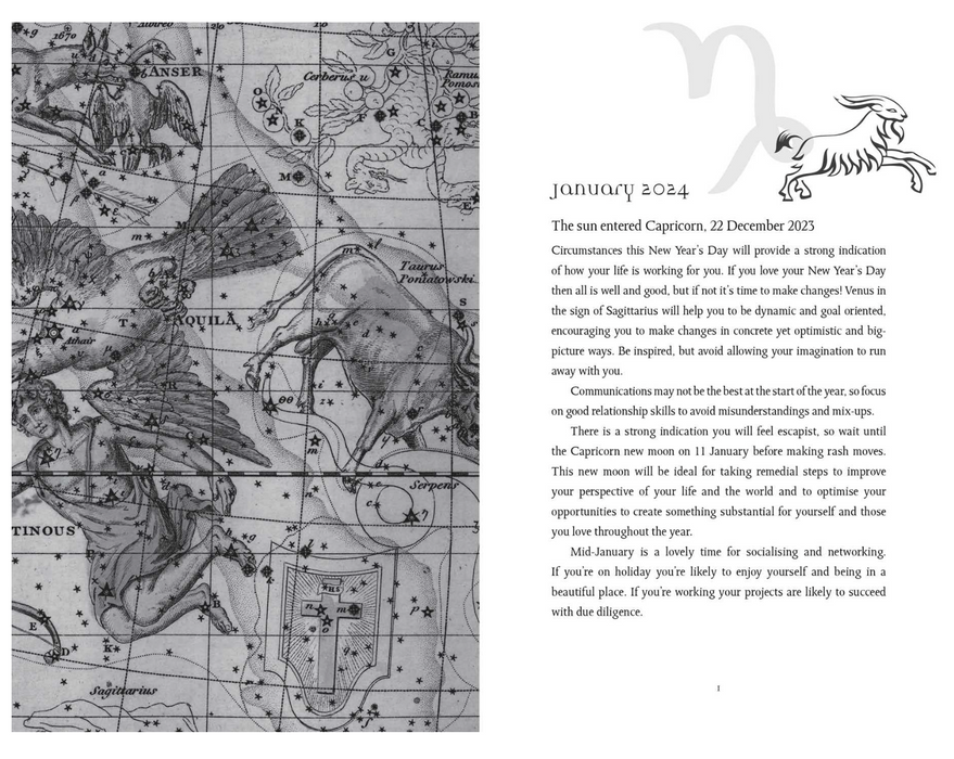 Astrologie-Tagebuch 2024 – Nördliche Hemisphäre – Patsy Bennett