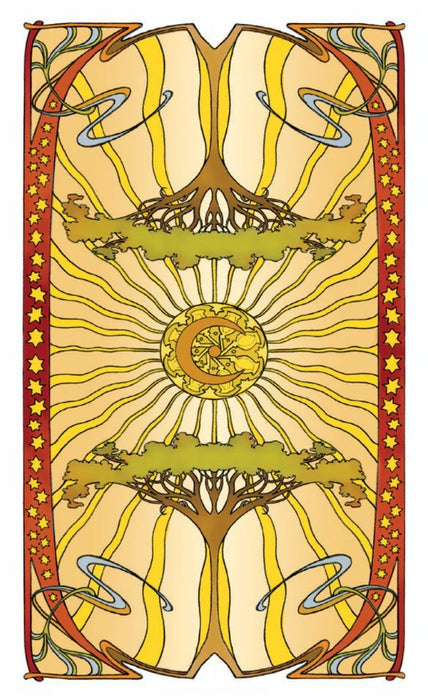 Golden Art Nouveau Tarot - Mini Tarot - Giulia Massaglia