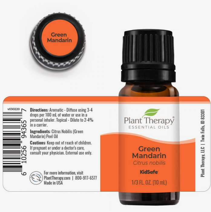 Green Mandarin eteerinen öljy 10ml-30ml - Plant Therapy