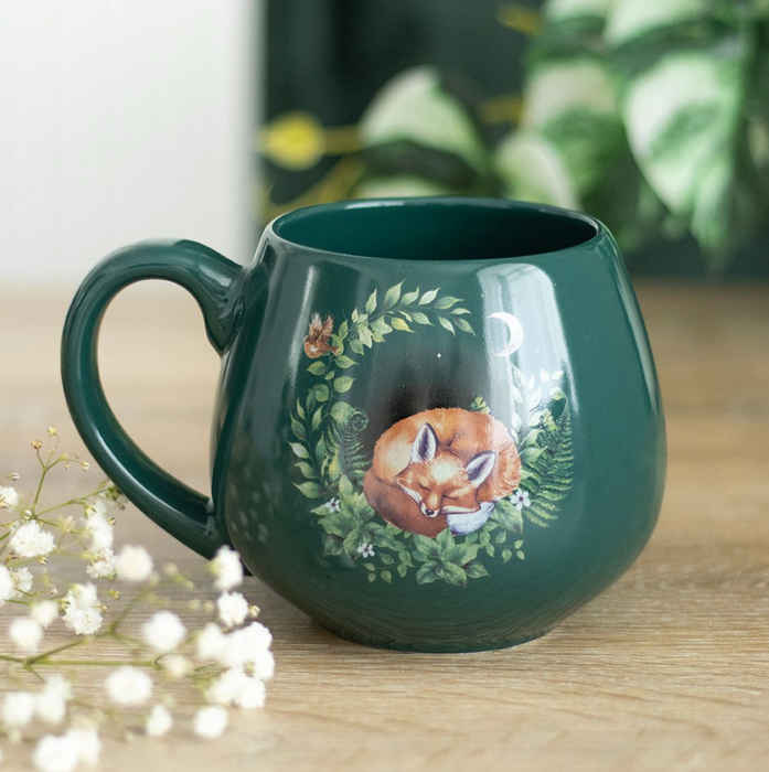 Sleeping Fox- keraaminen muki 500ml