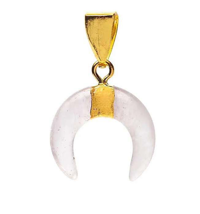 Kuunsirppi riipus -ruusukvartsi