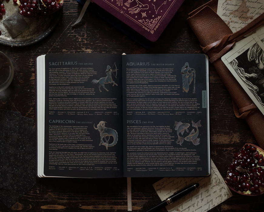 Astrological Planner 2026 - Black/Musta - Magic of I