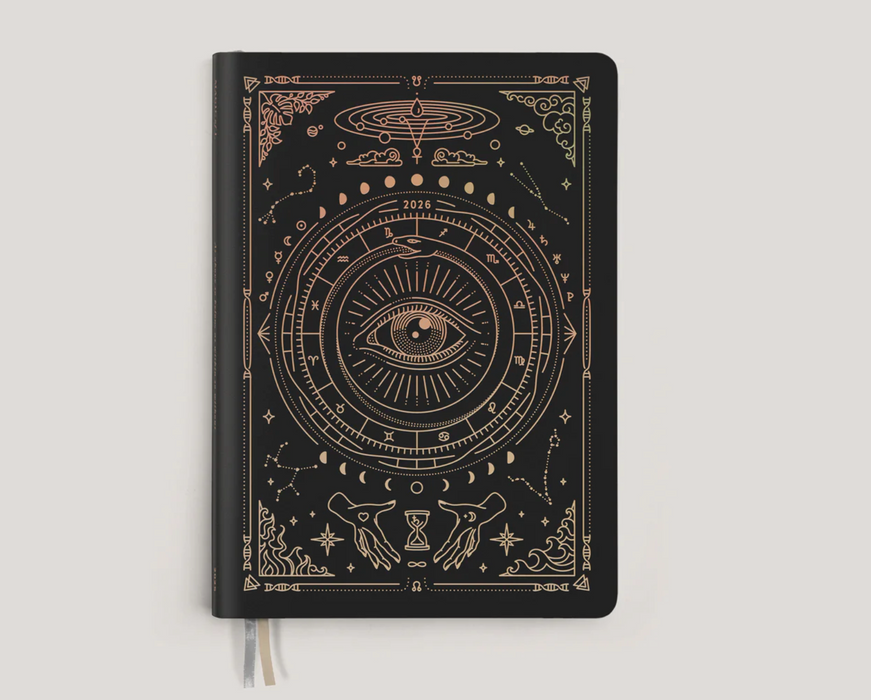 Astrological Planner 2026 - Black/Musta - Magic of I