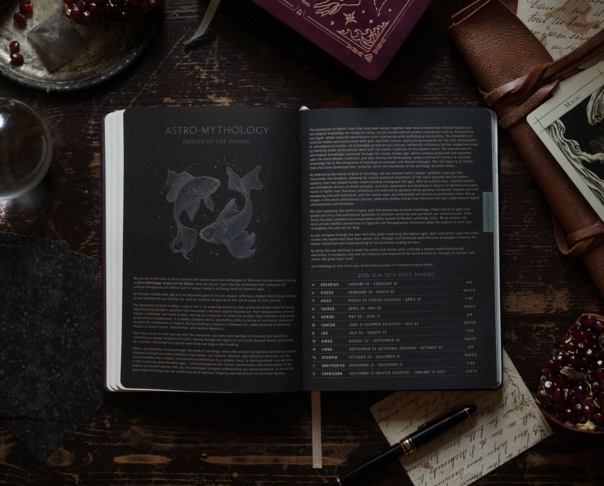 Astrological Planner 2026 - Midnight Velvet - Magic of I