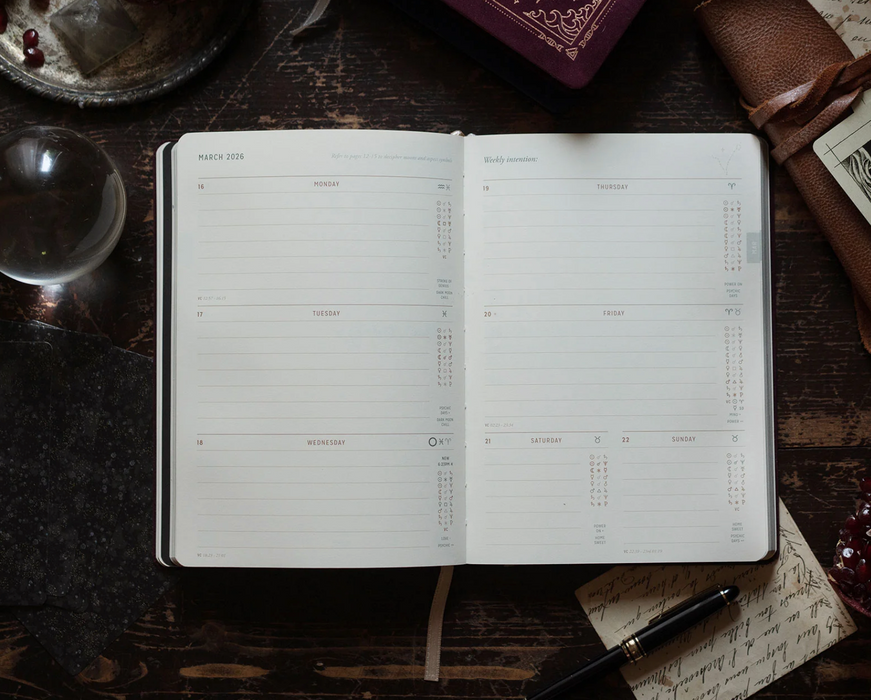 Astrological Planner 2026 - Midnight Velvet - Magic of I