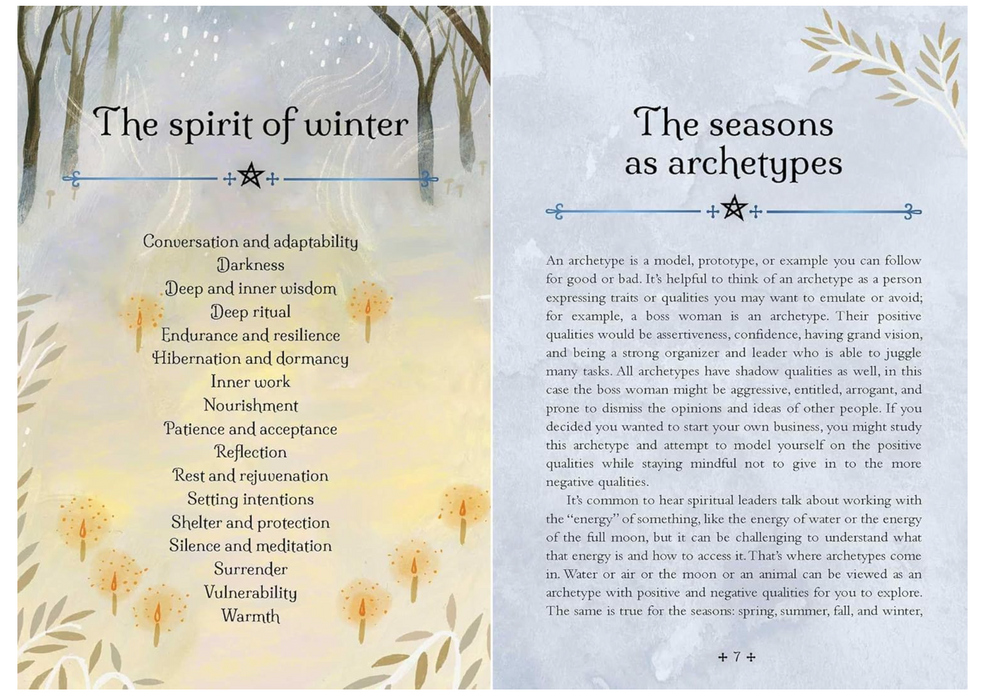 Seasons of the Witch:Winter Tarot - Lorriane Anderson & Tjana Lubovic / UUTUUS 2025