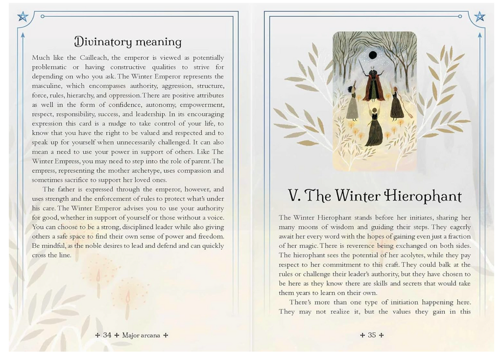Seasons of the Witch:Winter Tarot - Lorriane Anderson & Tjana Lubovic / UUTUUS 2025