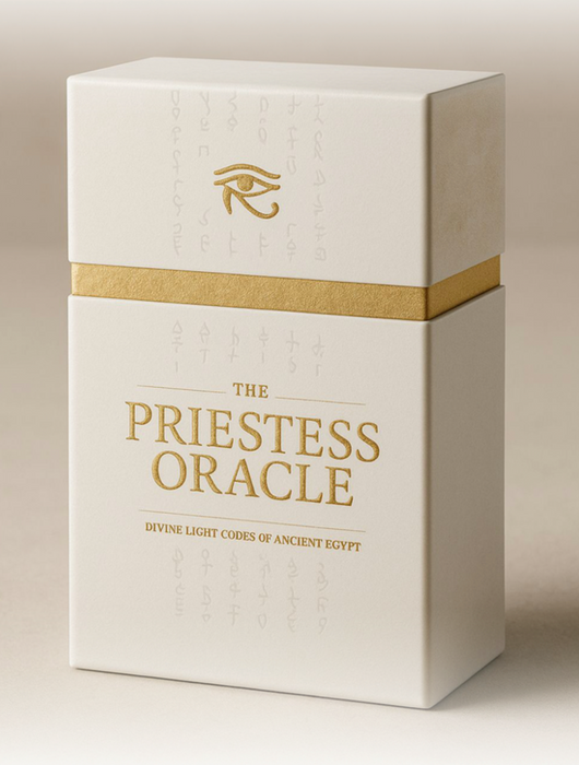 Priestess Oracle Deck: Divine Light Codes of Ancient Egypt - Earth Moon Magick (Indie, import) (Kickstarter '25)