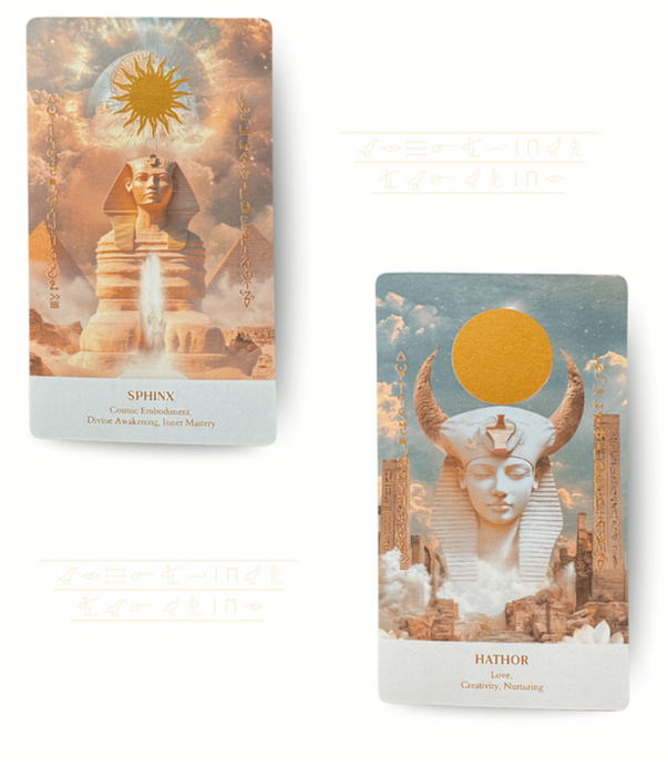 Priestess Oracle Deck: Divine Light Codes of Ancient Egypt - Earth Moon Magick (Indie, import) (Kickstarter '25)