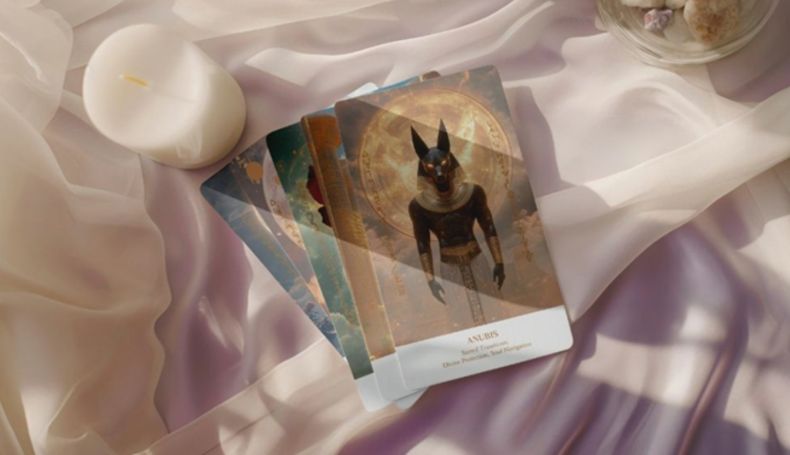 Priestess Oracle Deck: Divine Light Codes of Ancient Egypt - Earth Moon Magick (Indie, import) (Kickstarter '25)