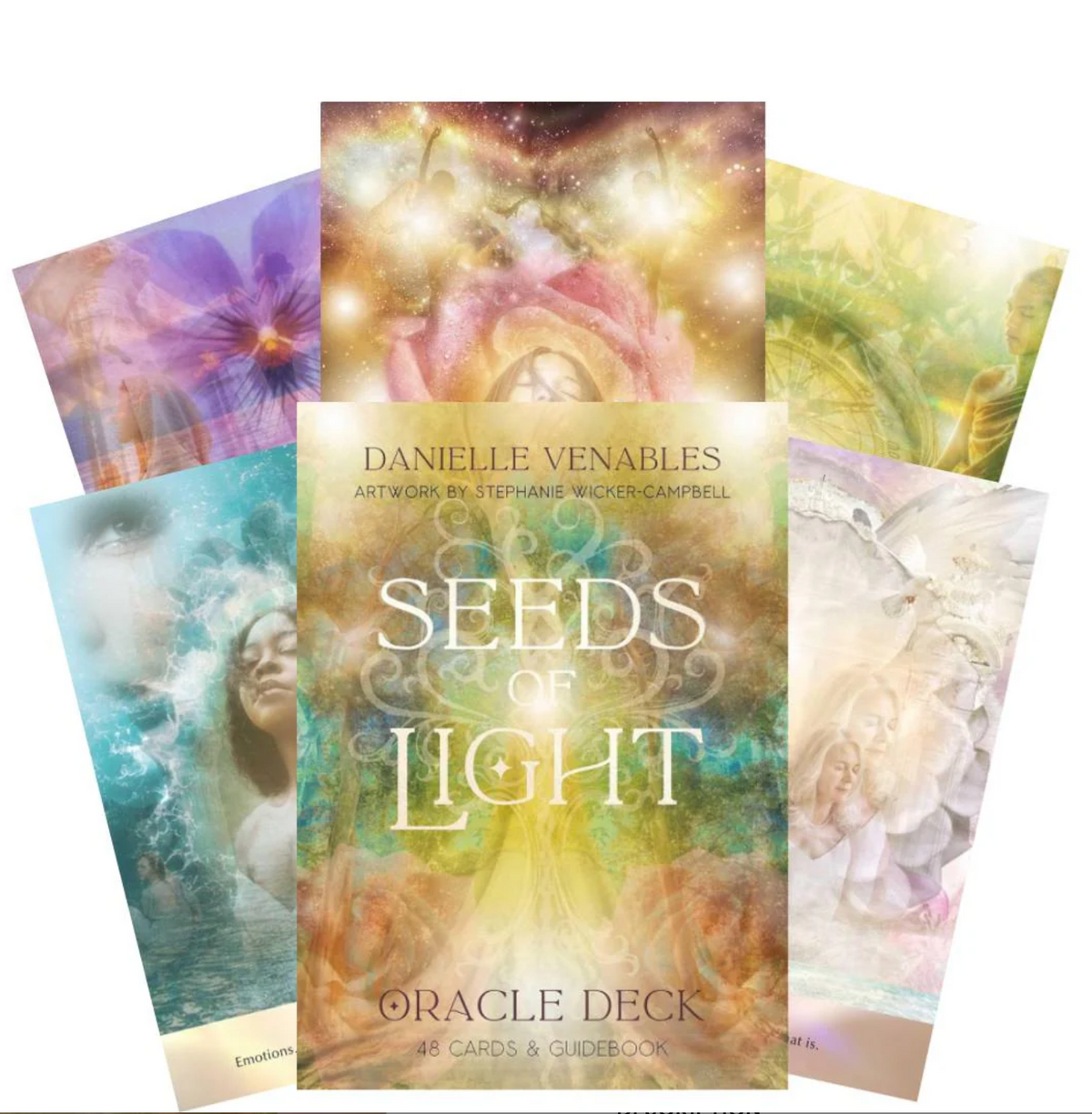 Oracle Card Spring Seeds Rabbit Seeds of light oracle deck - Danielle Venables -- Kauppa Tarotpuoti